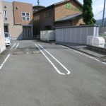 敷地内駐車場とトランクルーム
