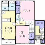 洋室11.9帖(間取)