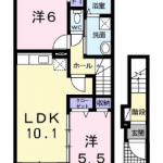 洋６・洋５．５・ＬＤＫ１０．１(間取)