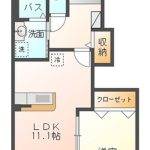 洋6.9、LDK11.1(間取)