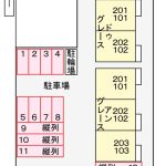 駐車場配置図