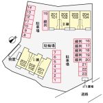 駐車場配置図(地図) 駐車場配置図(地図)