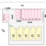 駐車場配置図 駐車場配置図