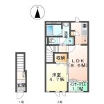 洋4.7、LDK8.6(間取) 洋4.7、LDK8.6(間取)