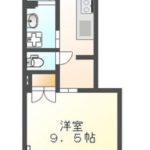 洋9.5　1K(間取)