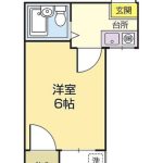 1R間取り(各室) 1R間取り(各室)