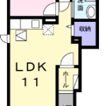 １LDK（洋６・ＬＤＫ１１(間取)