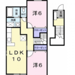洋6・洋6・LDK10(間取) 洋6・洋6・LDK10(間取)