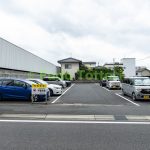 アルファスマート吉方温泉向かいの駐車場です。(外観)