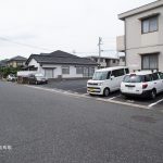 ゴミ収取ステーションは敷地内にあります。(外観)