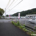 車を置いた時の敷地内駐車場の様子です。（現在は更地です。）(外観)