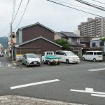 2方面道路、角地の駐車場です。(外観)