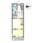 1K（洋9.1）(間取)