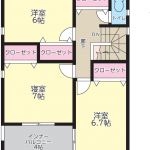 ４LDK（LDK16.2帖、和室4.5帖、洋室7帖・6.7帖・6帖）です。(間取)