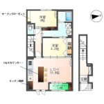 2LDK(洋4.2、洋4、LDK10.9)(間取) 2LDK(洋4.2、洋4、LDK10.9)(間取)