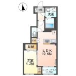 2LDK（洋4.2、洋5.5、LDK10.1）(間取)