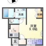 1LDK(洋4.4、LDK10)(間取) 1LDK(洋4.4、LDK10)(間取)