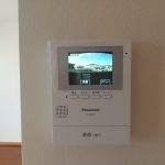 テレビモニター付きインターホン